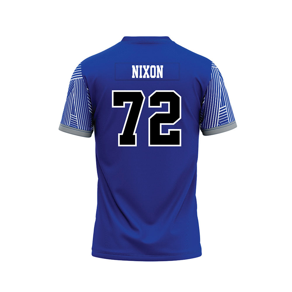 CNU - NCAA Football : Evan Nixon - Blue Football Jersey-1