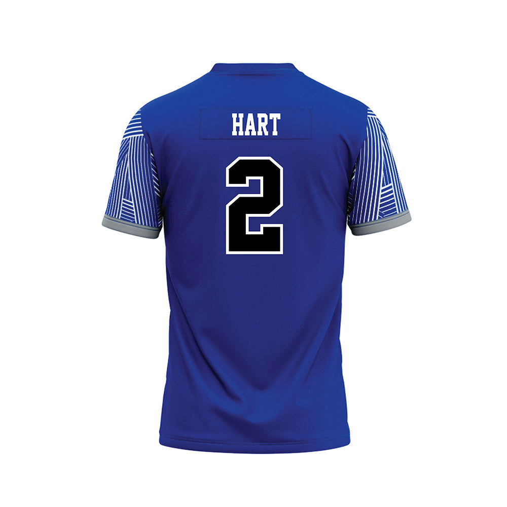  - NCAA Football : Colin Hart - Blue Football Jersey-1