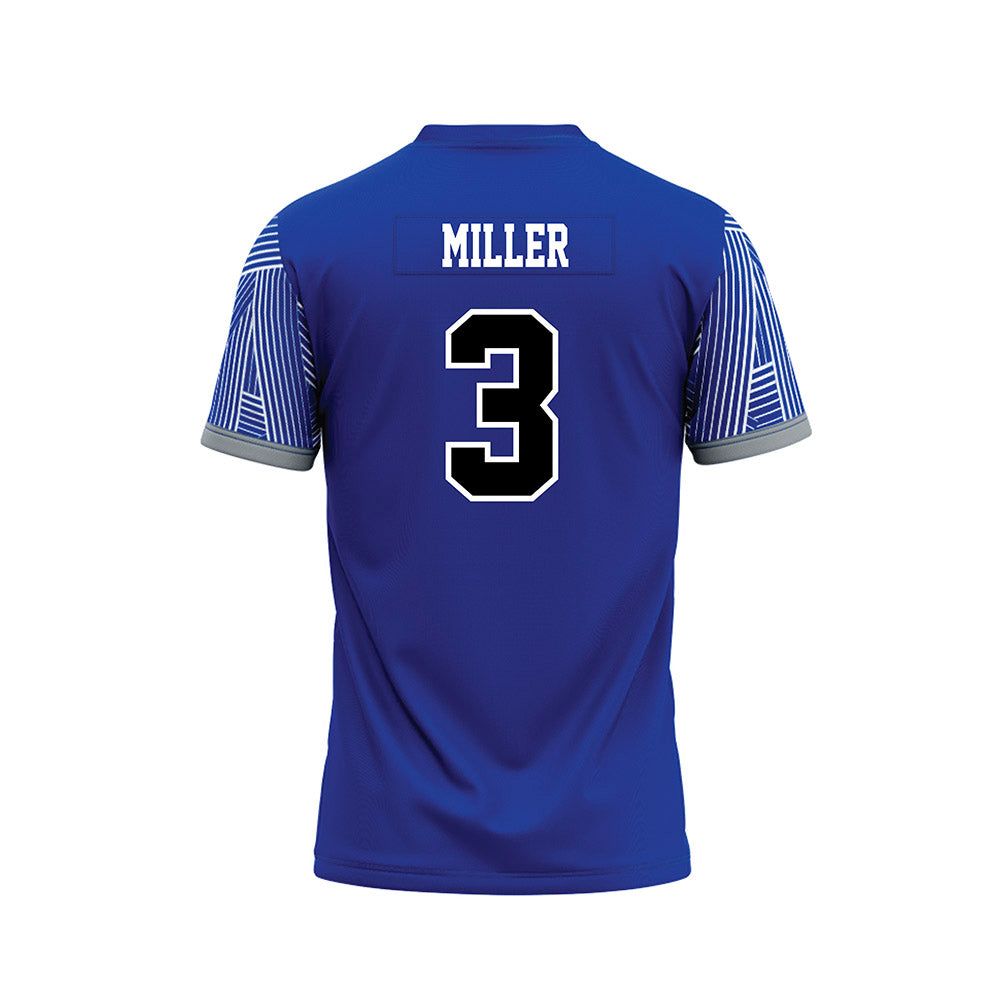 CNU - NCAA Football : Jayden Miller - Blue Football Jersey-1