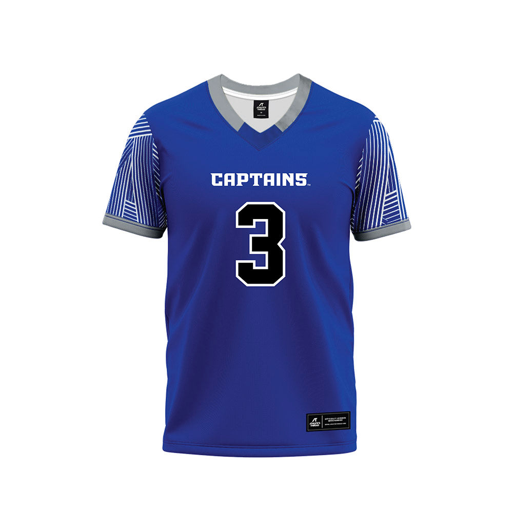 CNU - NCAA Football : Jayden Miller - Blue Football Jersey-0