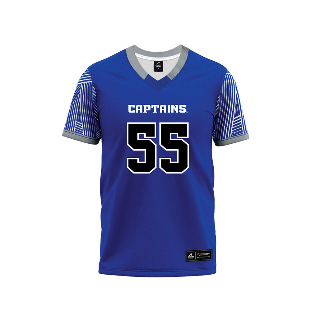CNU - NCAA Football : Daniel McGrath - Blue Football Jersey-0
