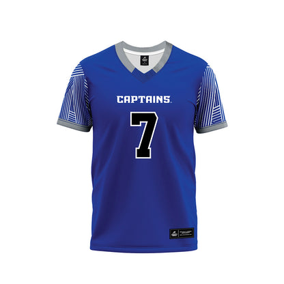 CNU - NCAA Football : Noah Martin - Blue Football Jersey-0