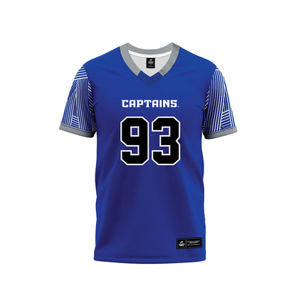 CNU - NCAA Football : Jaylen Britt - Blue Football Jersey-0