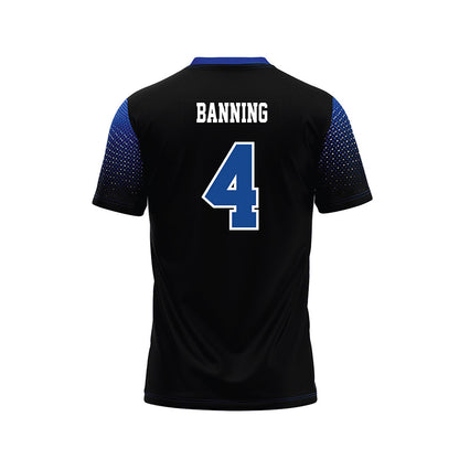 CNU - NCAA Football : Bryce Banning - Black Football Jersey-1