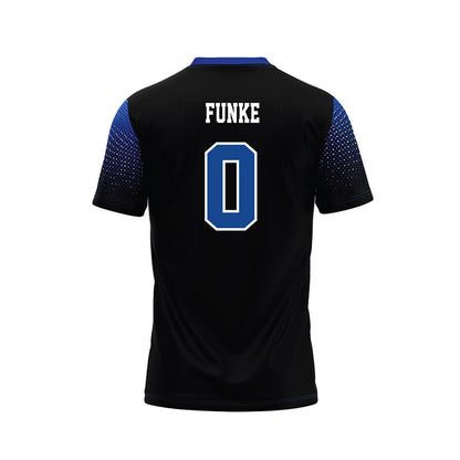 CNU - NCAA Football : Lincoln Funke - Black Football Jersey-1
