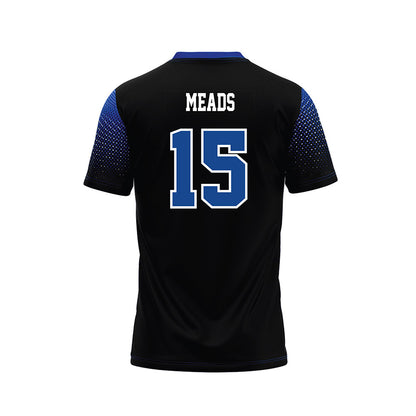 CNU - NCAA Football : Cooper Meads - Black Football Jersey-1