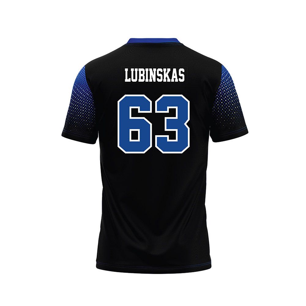 CNU - NCAA Football : Joe Lubinskas - Black Football Jersey-1
