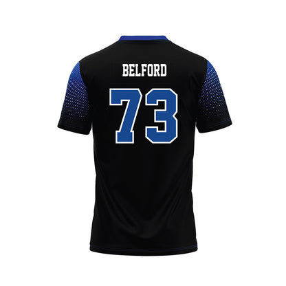 CNU - NCAA Football : Andrew Belford - Black Football Jersey-1