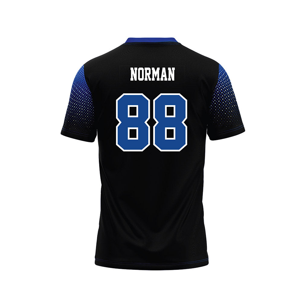CNU - NCAA Football : Deven Norman - Black Football Jersey-1