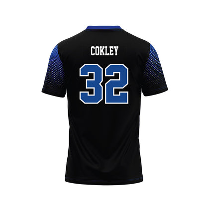 CNU - NCAA Football : Jordan Cokley - Black Football Jersey-1