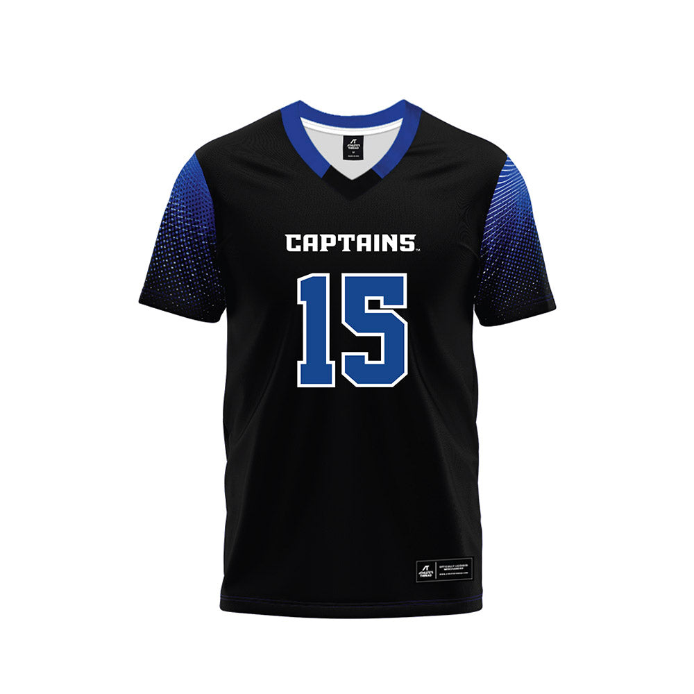 CNU - NCAA Football : Cooper Meads - Black Football Jersey-0