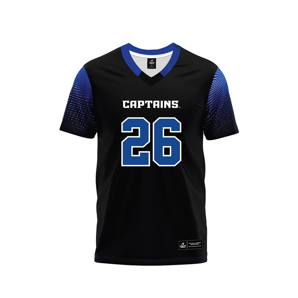 CNU - NCAA Football : Zaliak Brown - Black Football Jersey-0