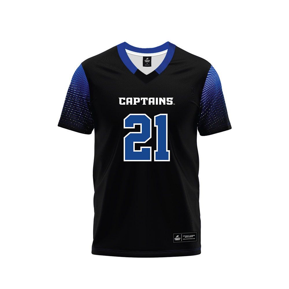 CNU - NCAA Football : Jaden Holmes - Black Football Jersey-0