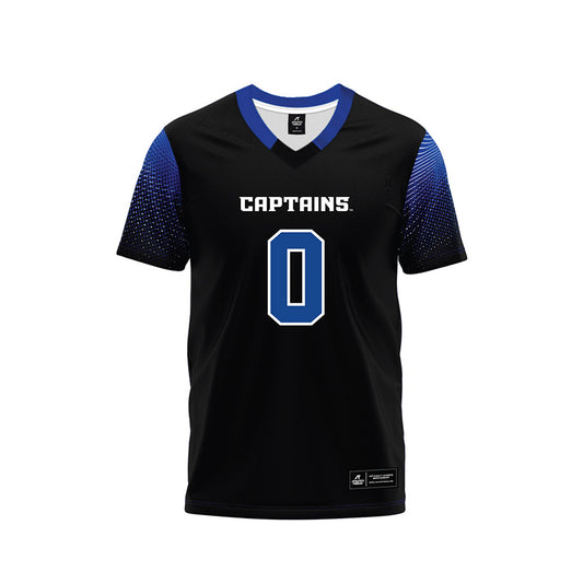 CNU - NCAA Football : Shahmir Ayub - Black Football Jersey-0