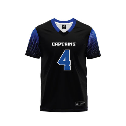 CNU - NCAA Football : Bryce Banning - Black Football Jersey-0