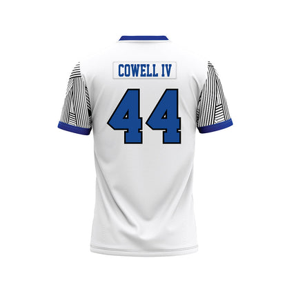 CNU - NCAA Football : Fred Cowell IV - White Football Jersey-1