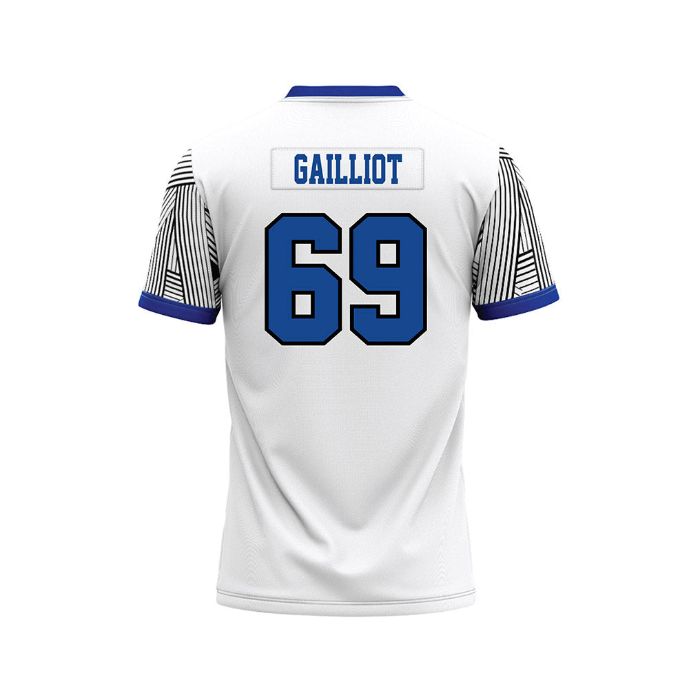 CNU - NCAA Football : Jackson Gailliot - White Football Jersey-1