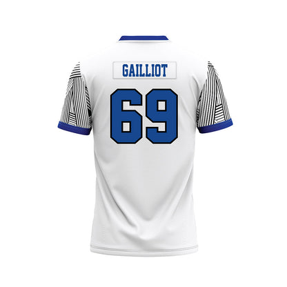 CNU - NCAA Football : Jackson Gailliot - White Football Jersey-1