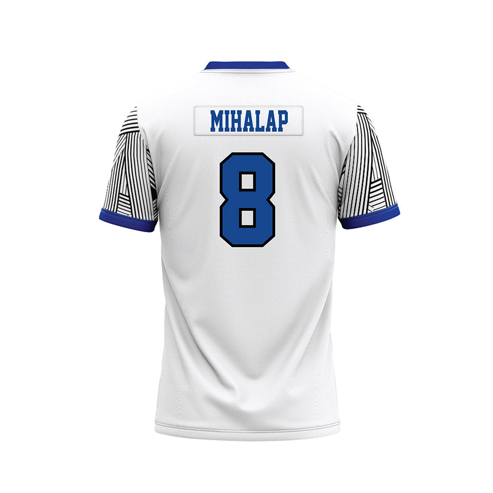 CNU - NCAA Football : Isaak Mihalap - White Football Jersey-1