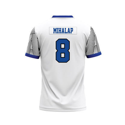 CNU - NCAA Football : Isaak Mihalap - White Football Jersey-1