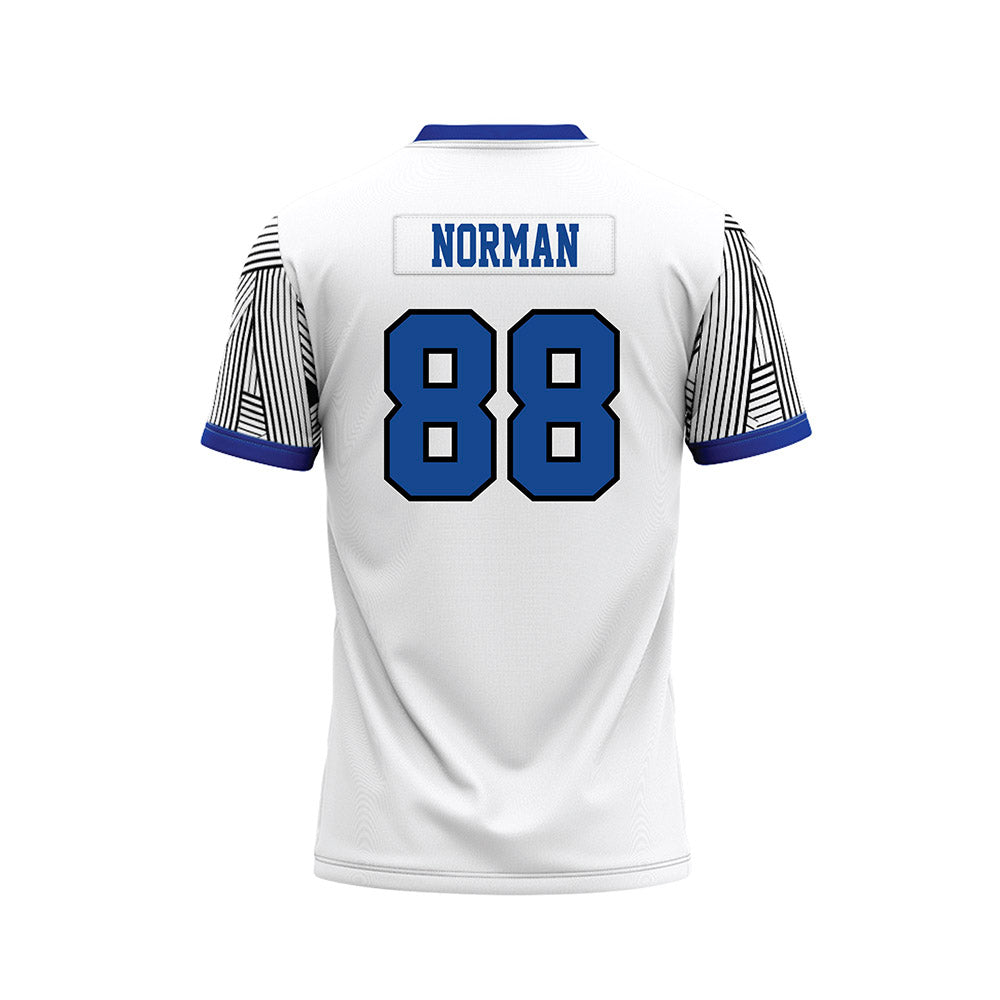 CNU - NCAA Football : Deven Norman - White Football Jersey-1