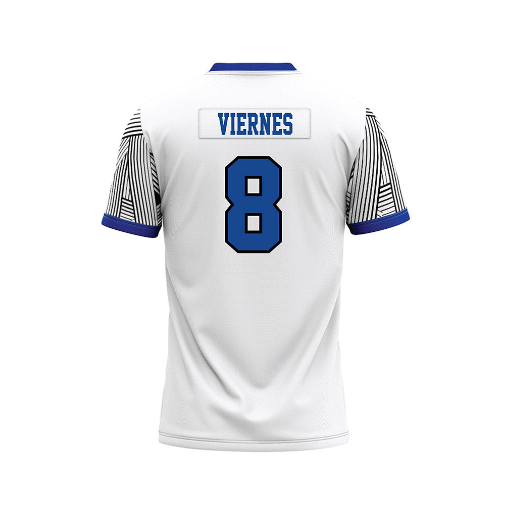 CNU - NCAA Football : Jayson Viernes - White Football Jersey-1