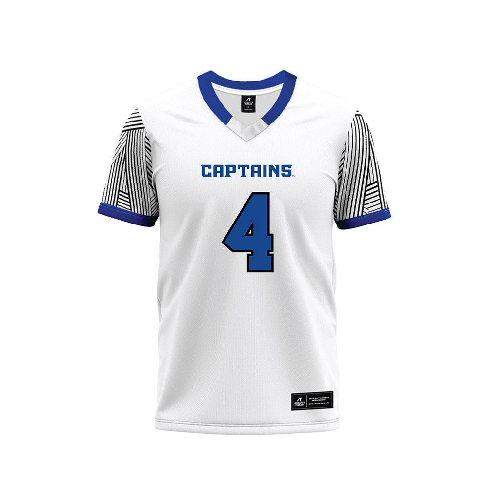 CNU - NCAA Football : Bryce Banning - White Football Jersey-0
