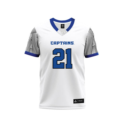 CNU - NCAA Football : Jaden Holmes - White Football Jersey-0