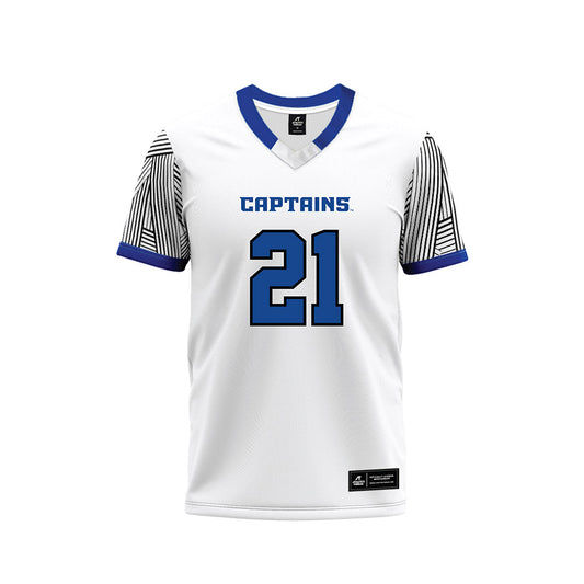 CNU - NCAA Football : Jaden Holmes - White Football Jersey-0