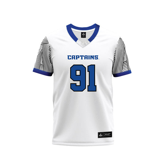 CNU - NCAA Football : Walker Conrad - White Football Jersey-0