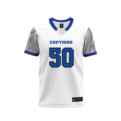 CNU - NCAA Football : Bryson Smith - White Football Jersey-0