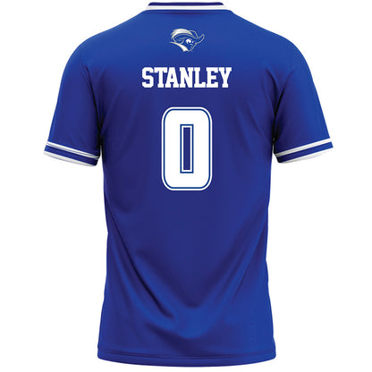 CNU - NCAA Men's Lacrosse : Caden Stanley - Blue Lacrosse Jersey -1
