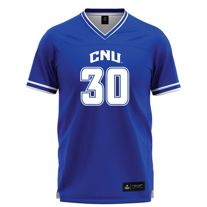 CNU - NCAA Men's Lacrosse : Jacob Stromberg - Blue Lacrosse Jersey-0