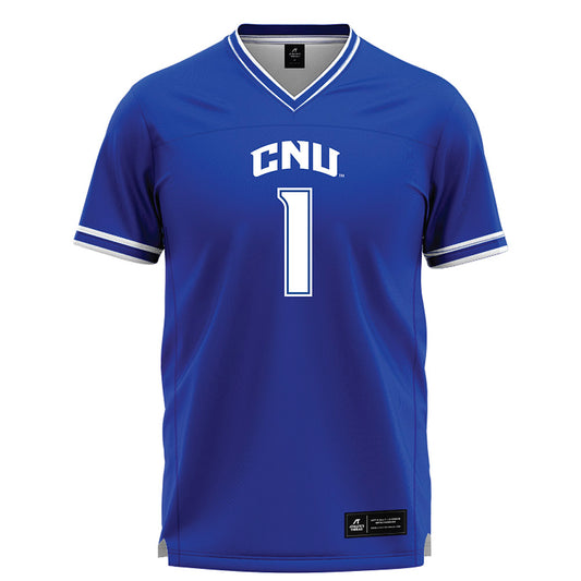 CNU - NCAA Men's Lacrosse : Sebastian Quintana - Blue Lacrosse Jersey -0