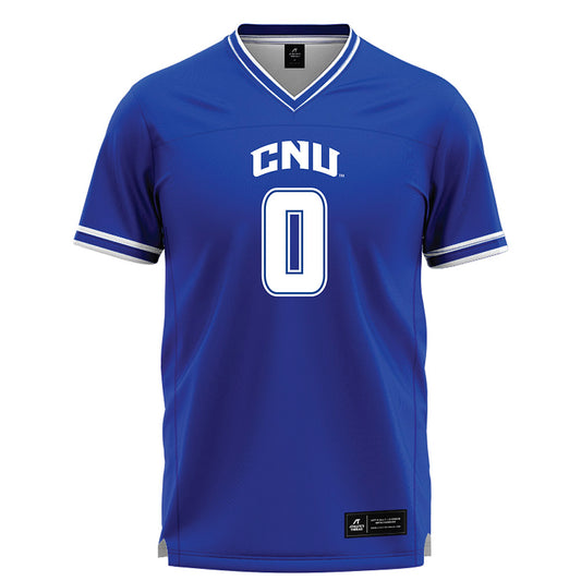 CNU - NCAA Men's Lacrosse : Ryan Milligan - Blue Lacrosse Jersey -0