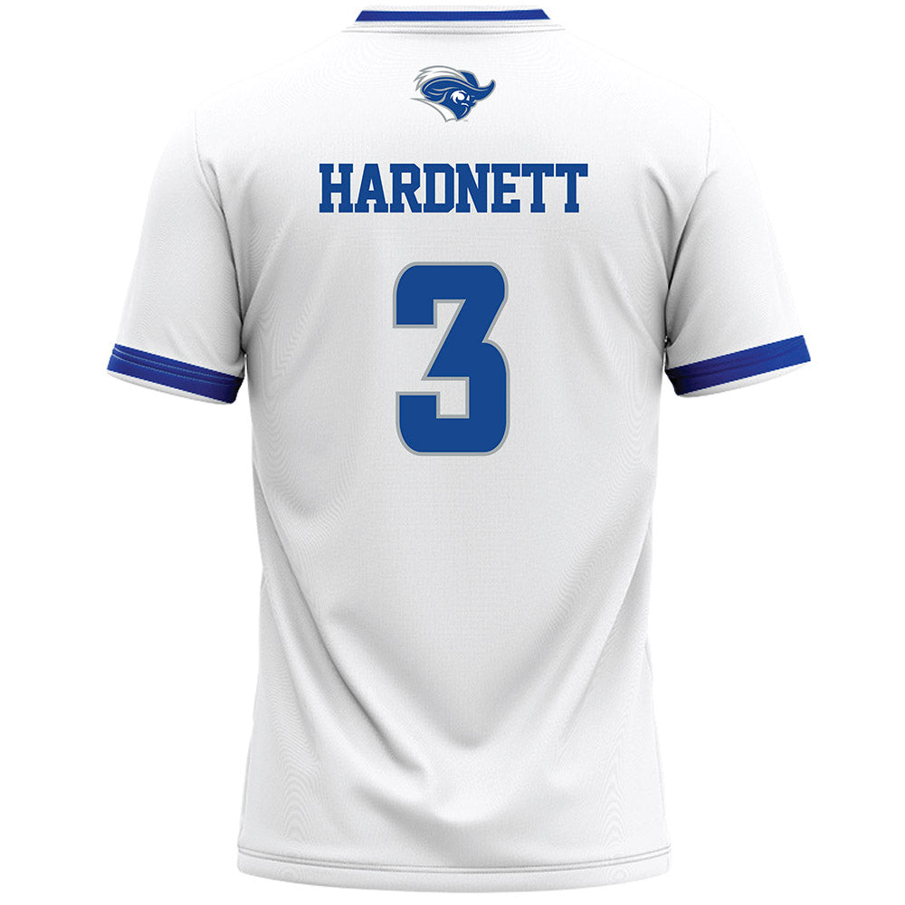 CNU - NCAA Men's Lacrosse : Jayden Hardnett - White Lacrosse Jersey