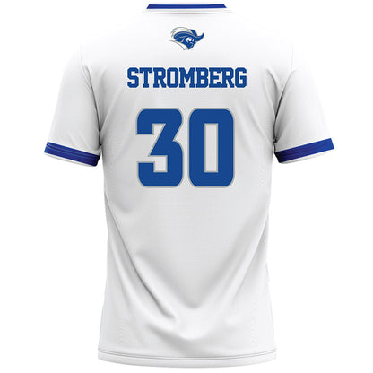 CNU - NCAA Men's Lacrosse : Jacob Stromberg - White Lacrosse Jersey-1