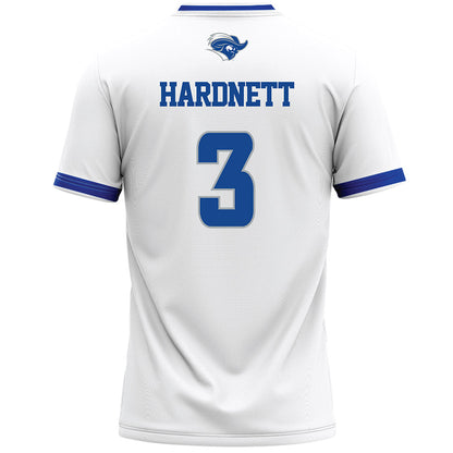 CNU - NCAA Men's Lacrosse : Jayden Hardnett - White Lacrosse Jersey