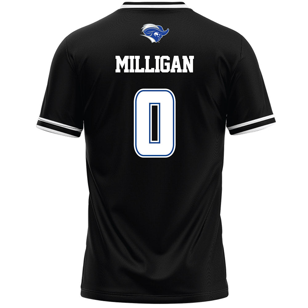 CNU - NCAA Men's Lacrosse : Ryan Milligan - Black Lacrosse Jersey -1