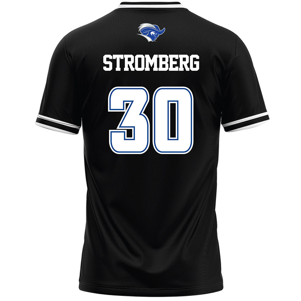 CNU - NCAA Men's Lacrosse : Jacob Stromberg - Black Lacrosse Jersey-1