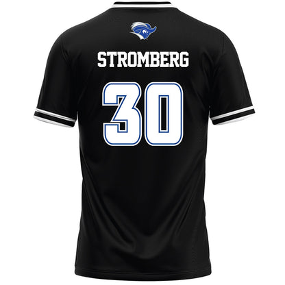 CNU - NCAA Men's Lacrosse : Jacob Stromberg - Black Lacrosse Jersey-1