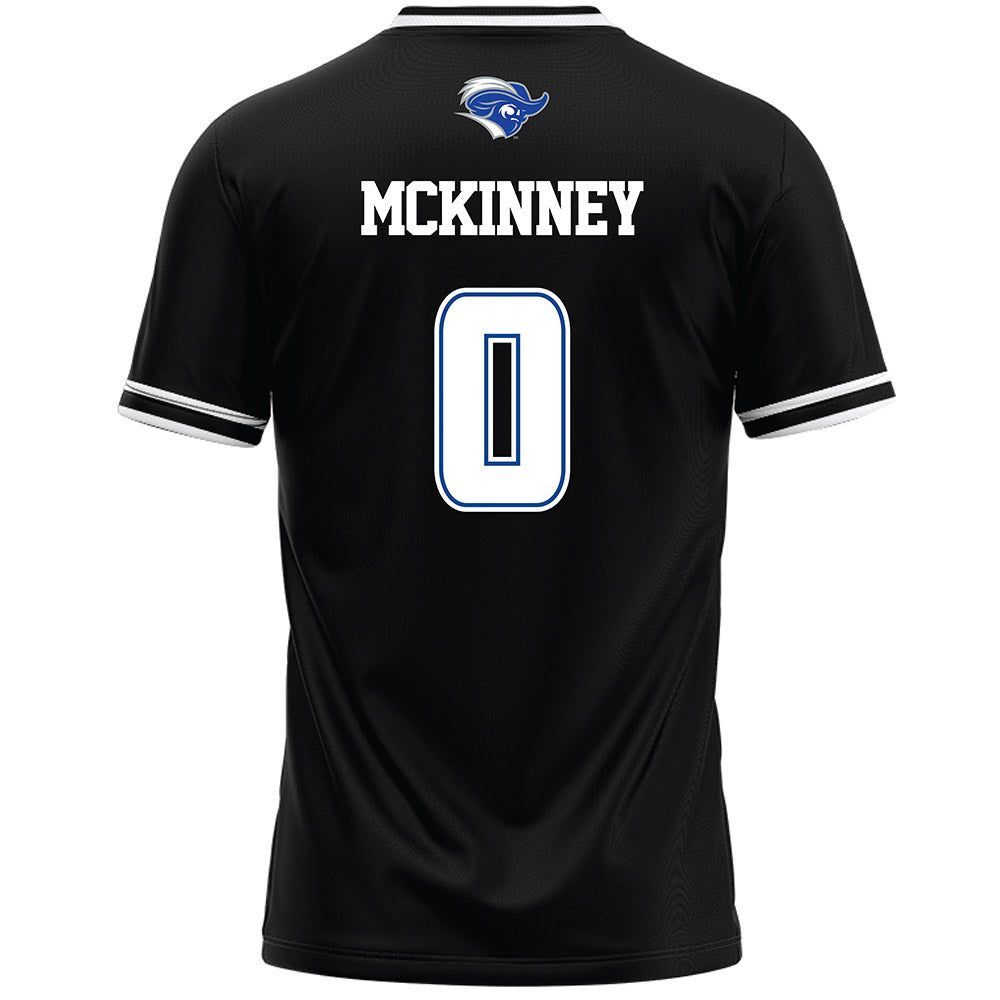 CNU - NCAA Men's Lacrosse : Noah McKinney - Black Lacrosse Jersey -1