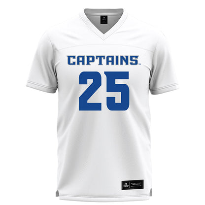 CNU - NCAA Women's Lacrosse : Annabella Burke - White Lacrosse Jersey -0