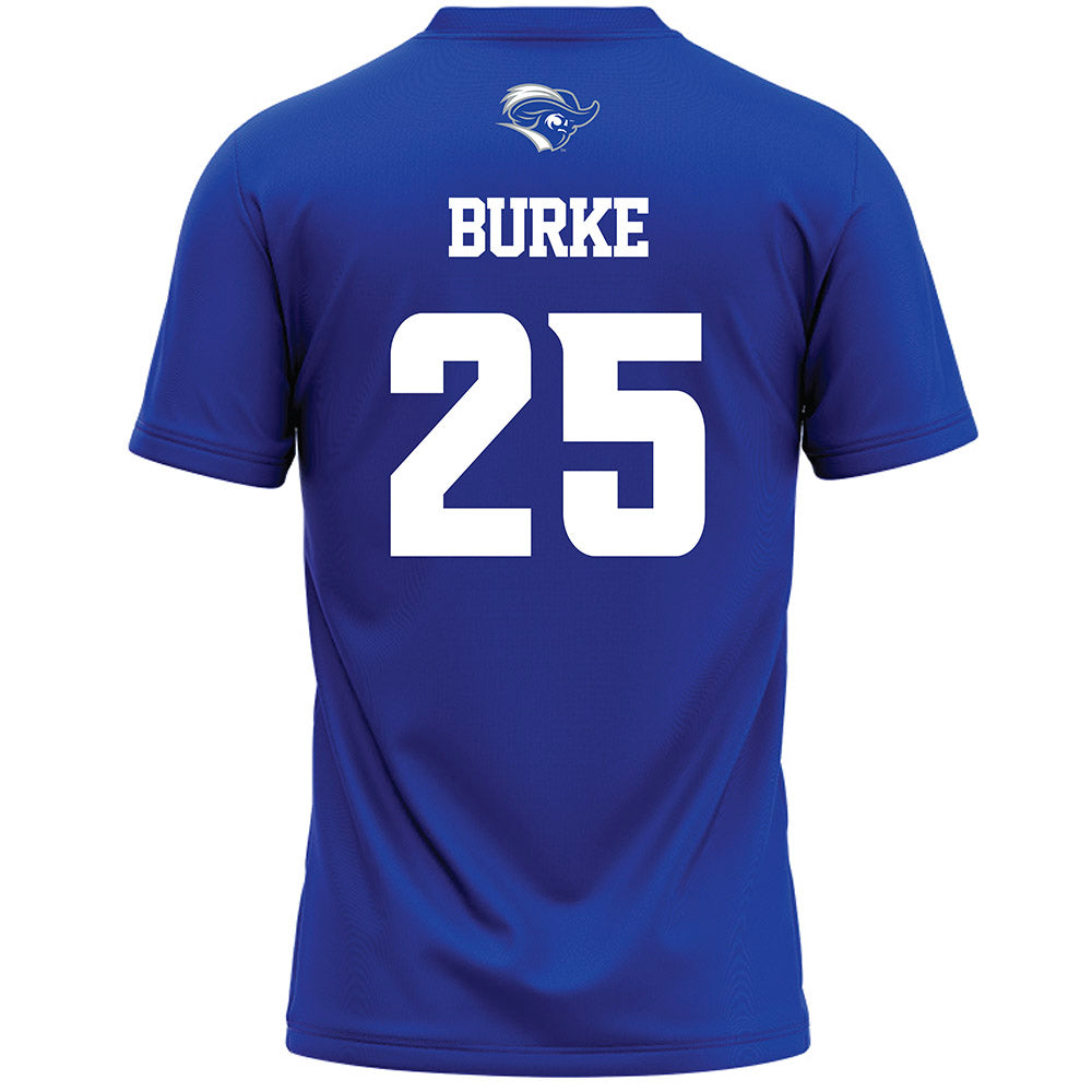 CNU - NCAA Women's Lacrosse : Annabella Burke - Blue Lacrosse Jersey -1