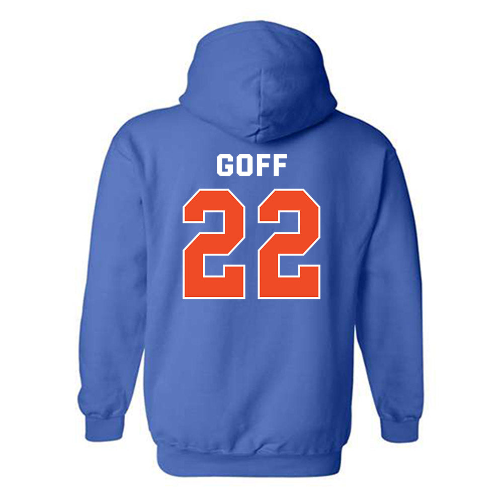 Boise State - NCAA Football : Juelz Goff - Classic Shersey Hooded Sweatshirt-1