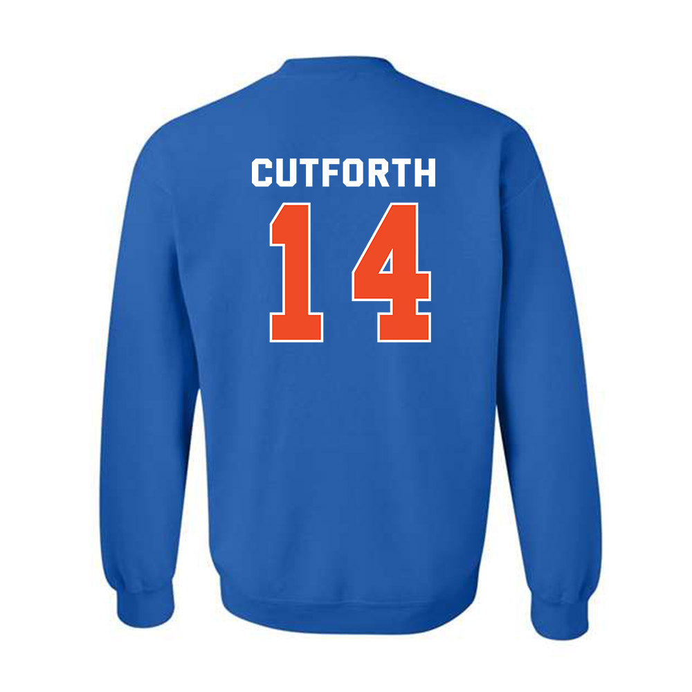 Boise State - NCAA Football : Max Cutforth - Classic Shersey Crewneck Sweatshirt-1