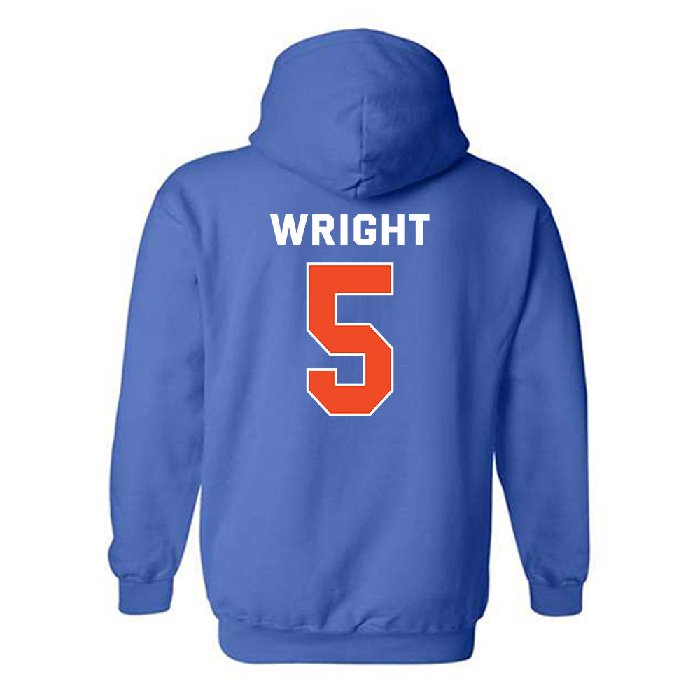 Boise State - NCAA Football : Akeem Wright - Classic Shersey Hooded Sweatshirt-1