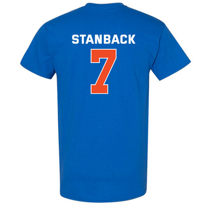 Boise State - NCAA Men's Basketball : Jerquarius Stanback - Classic Shersey T-Shirt-1