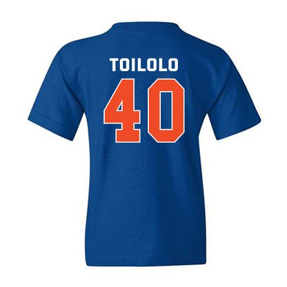 Boise State - NCAA Football : De'Shawn Toilolo - Classic Shersey Youth T-Shirt-1