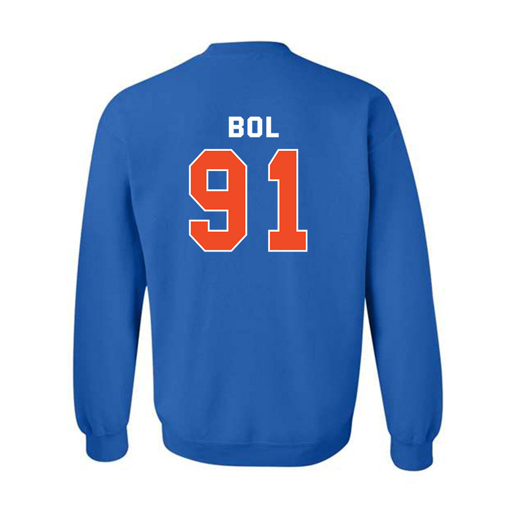 Boise State - NCAA Football : Bol Bol - Classic Shersey Crewneck Sweatshirt-1